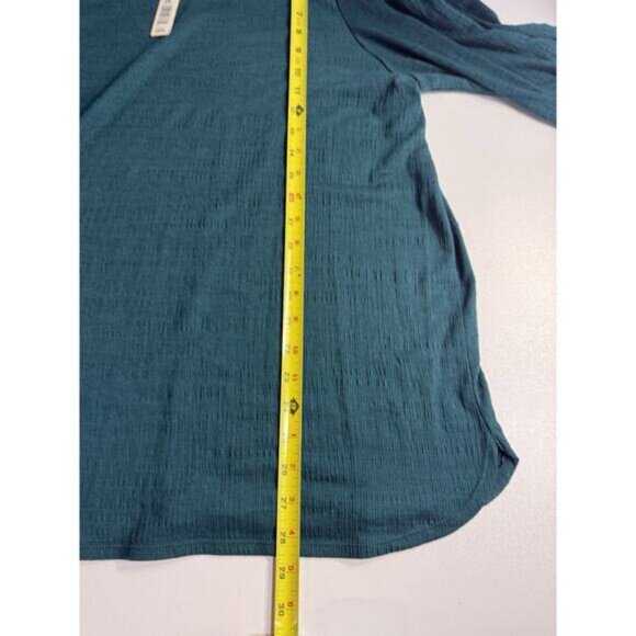 Max Studio Top Womens 2X Green Balloon Sleeves Pullover NEW Holiday Office - Picture 9 of 12